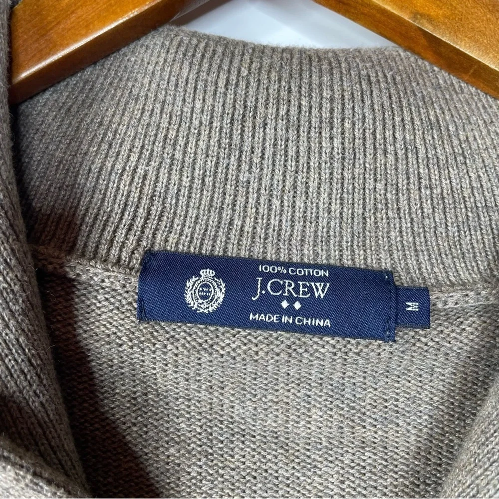 J. Crew 100% Cotton Tan Sweater Size‎ Medium